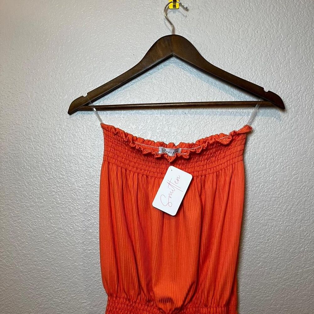Unbranded Women's Orange Crop-top